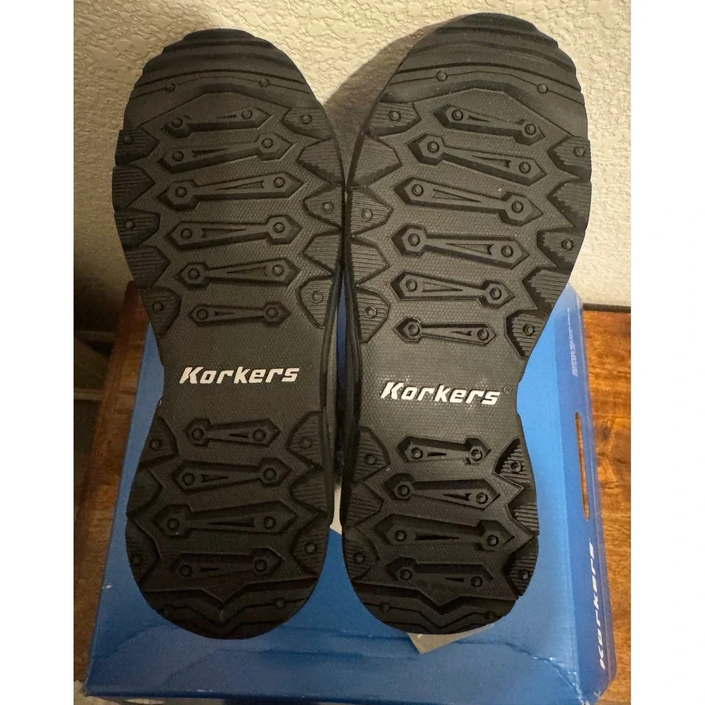 Korkers Snowmageddon Winter Boots Womens 10 Black Waterproof Gorpcore Outdoor